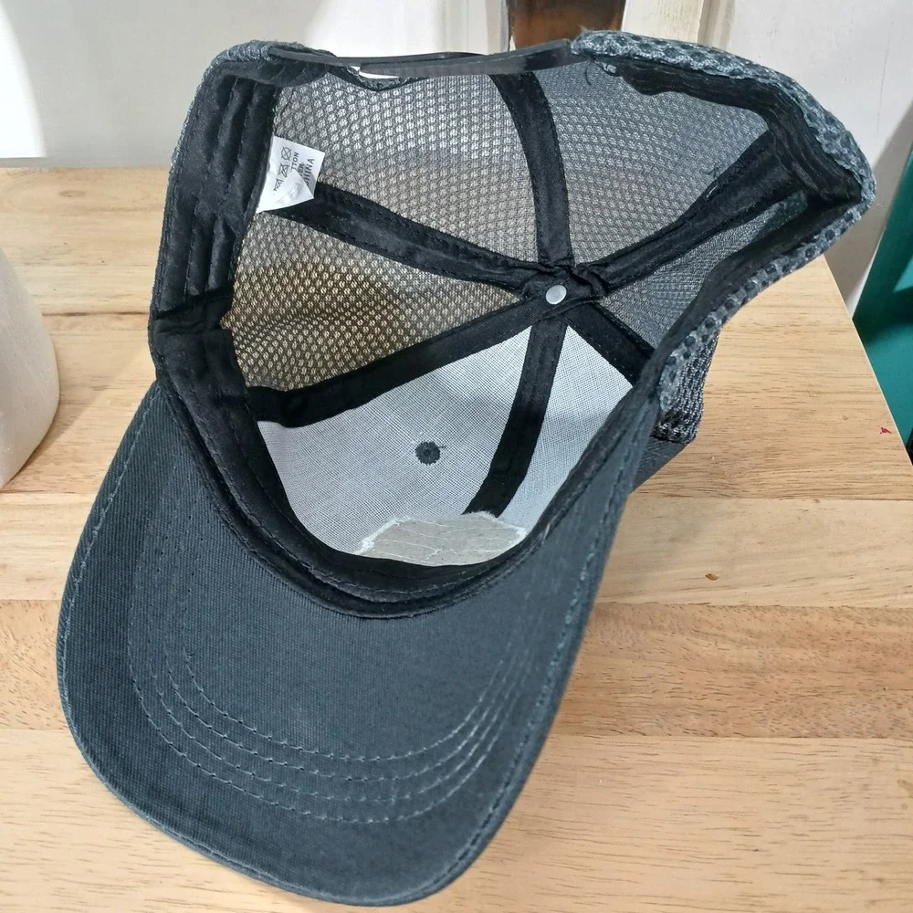 DRI TRI Orangetheory Fall 2024 Gray Adjustable Mesh Back‎ Hat Cap